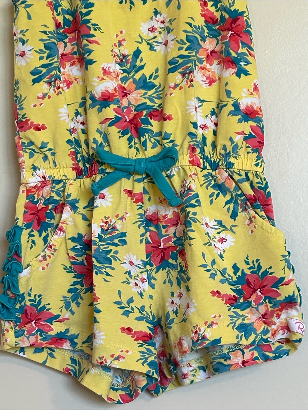 18-24M Ruffle Butts Floral Romper - Picture 3 of 7